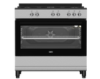 90cm New York Gas Electric Range Cooker ThermoFan+ Black - The Gas Boys