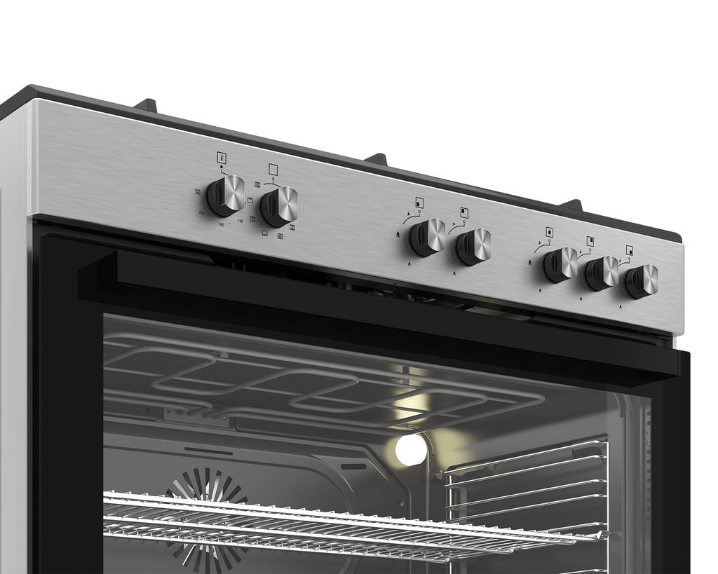 90cm New York Gas Electric Range Cooker ThermoFan+ Black - The Gas Boys
