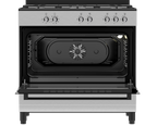 90cm New York Gas Electric Range Cooker ThermoFan+ Black - The Gas Boys