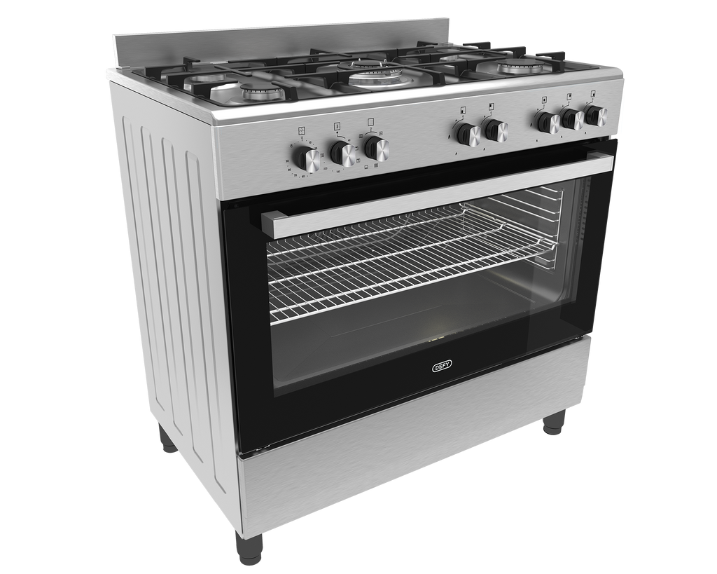 90cm New York Gas Electric Range Cooker ThermoFan+ Inox - The Gas Boys