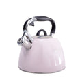 Pink whistling kettle from The Gas Boys featuring a classic design and a sturdy handle for boiling water.