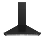 90cm Chimney Hood Black - The Gas Boys