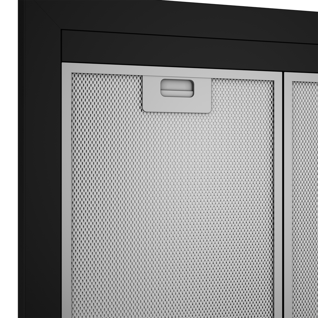 90cm Chimney Hood Black - The Gas Boys