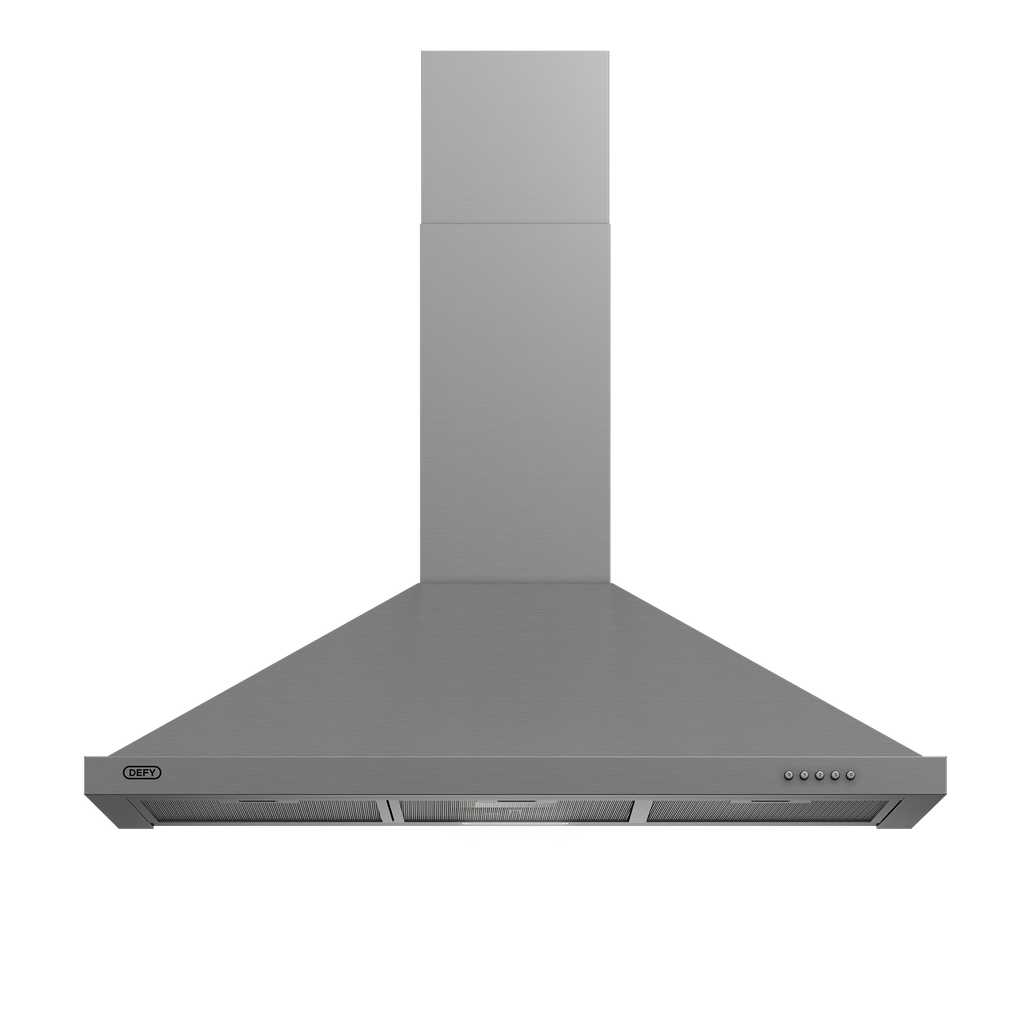 90cm Chimney Hood Inox - The Gas Boys