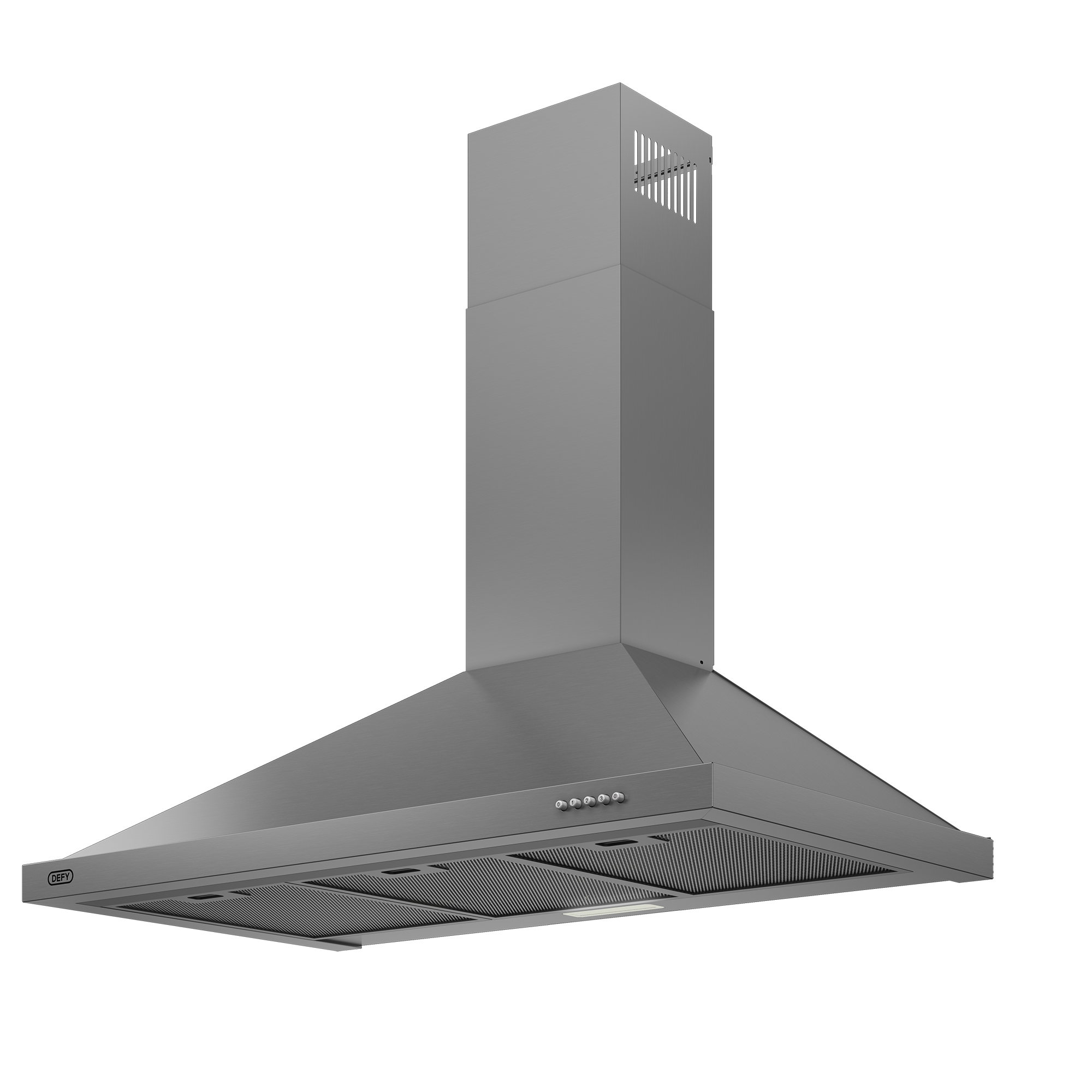 90cm Chimney Hood Inox - The Gas Boys