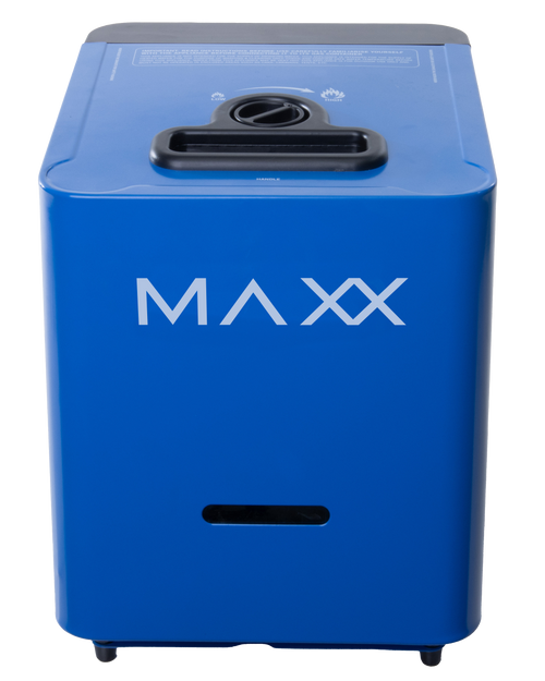 Portable Gas Water Heater by The Gas Boys with front view, LPGSA approved, compact design for on-the-go hot water solutions.