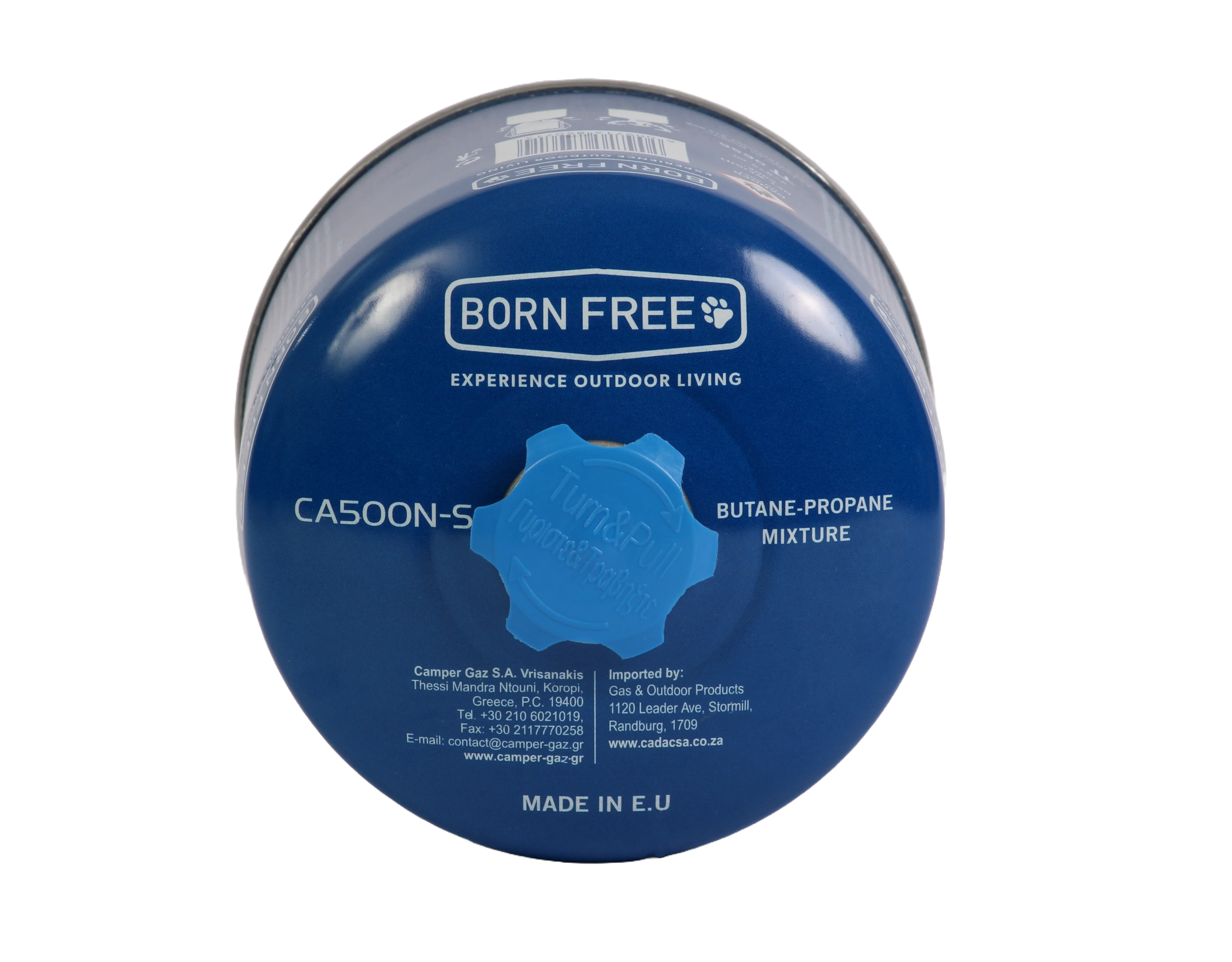 500g Resealable Gas Cartridge - The Gas Boys