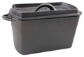 Cast iron bread pot with lid, black durable cookware for baking bread, from The Gas Boys.