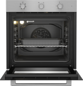 60cm Slimline Eye-Level Static Oven Stainless Steel - The Gas Boys