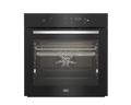 60cm Slimline Eye-Level Oven ThermoFan+ & AirFire Black - The Gas Boys