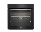 60cm Slimline Eye-Level Oven ThermoFan+ & AirFire Black - The Gas Boys