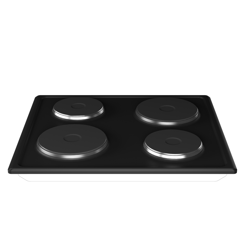 60cm Slimline Solid Hob Black NCP - The Gas Boys