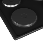 60cm Slimline Solid Hob Black NCP - The Gas Boys