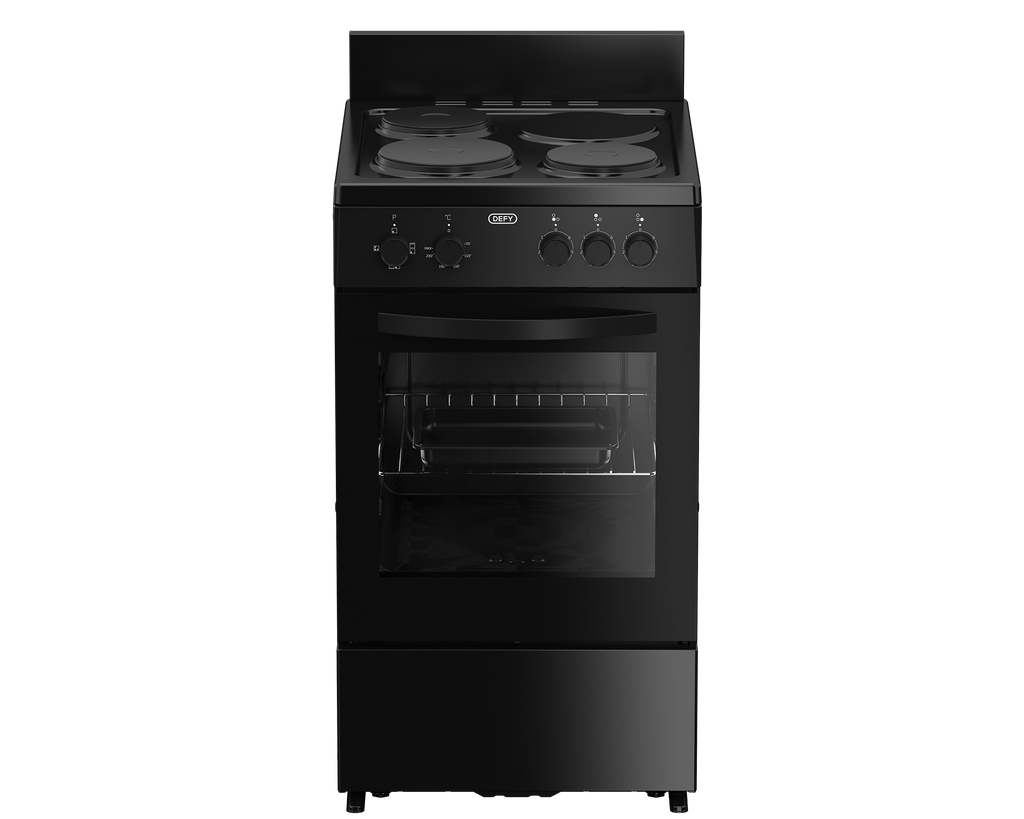50cm 3 Plate Compact Electric Stove Black Plug FC - The Gas Boys