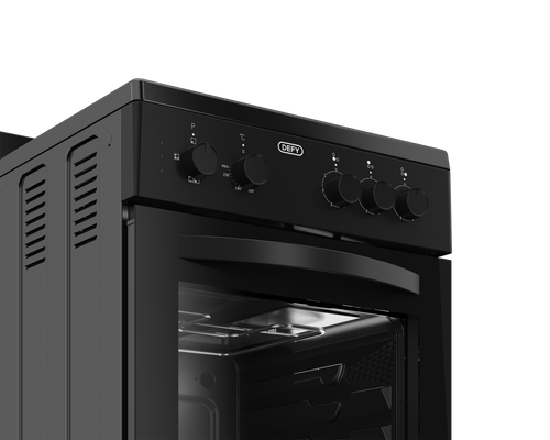 50cm 3 Plate Compact Electric Stove Black Plug FC - The Gas Boys