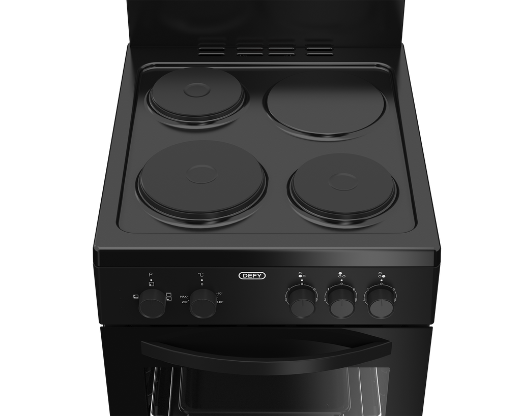 50cm 3 Plate Compact Electric Stove Black Plug FC - The Gas Boys