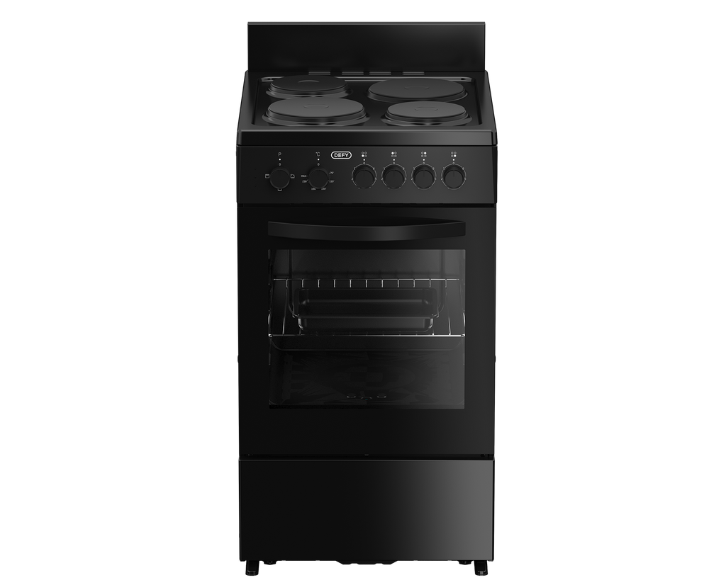 50cm 4 Plate Compact Electric Stove Black FC - The Gas Boys