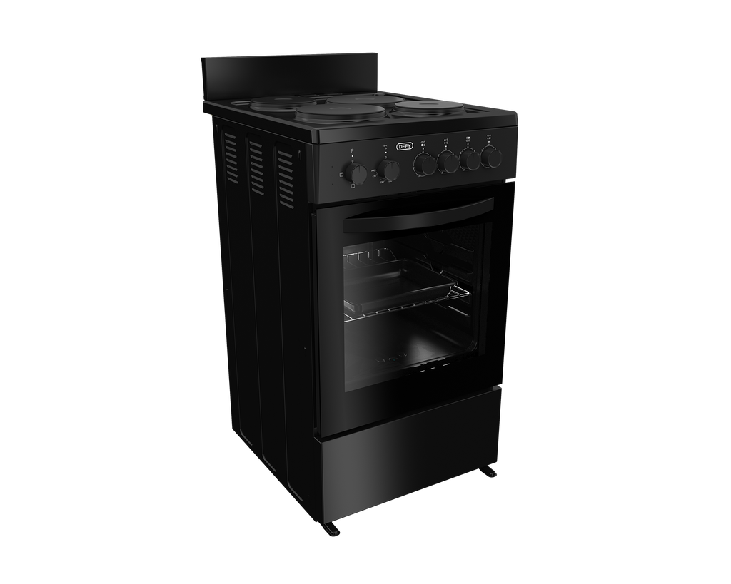 50cm 4 Plate Compact Electric Stove Black FC - The Gas Boys