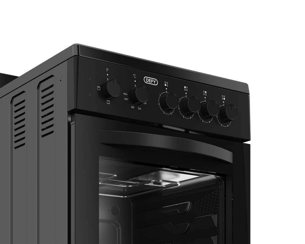 50cm 4 Plate Compact Electric Stove Black FC - The Gas Boys