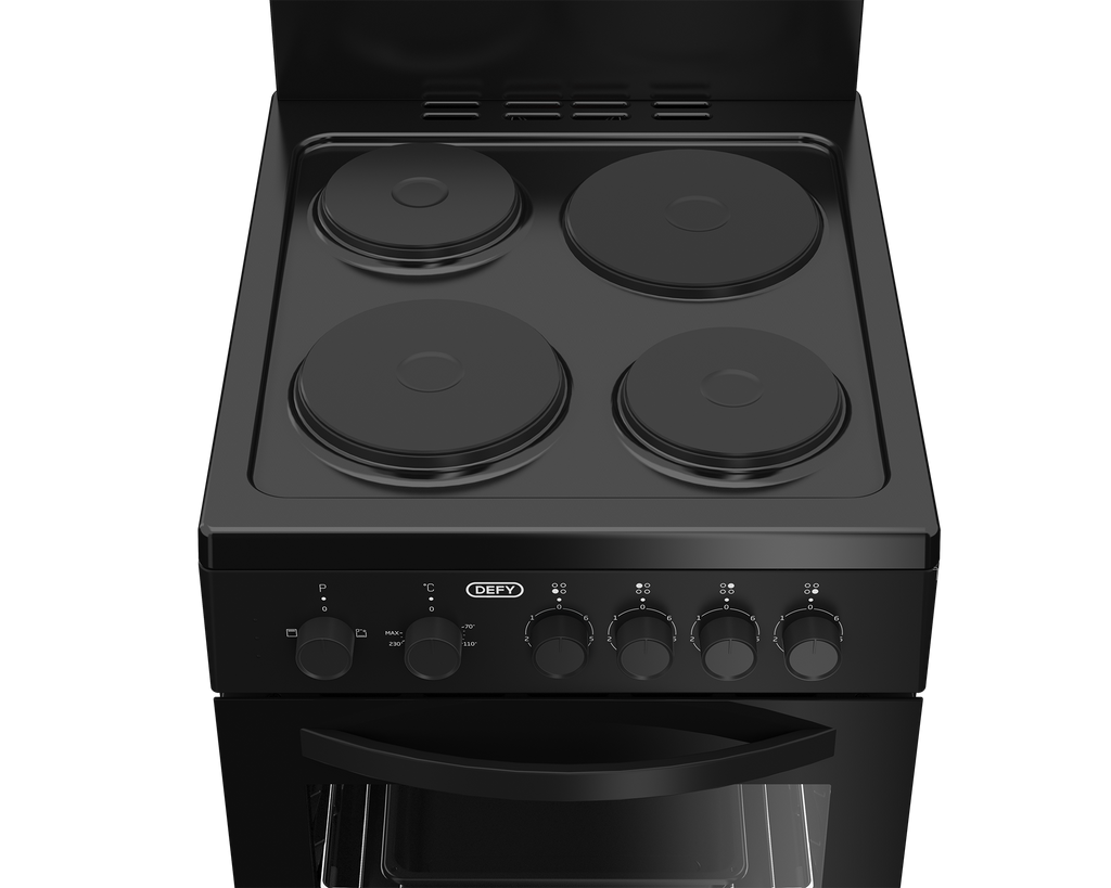 50cm 4 Plate Compact Electric Stove Black FC - The Gas Boys