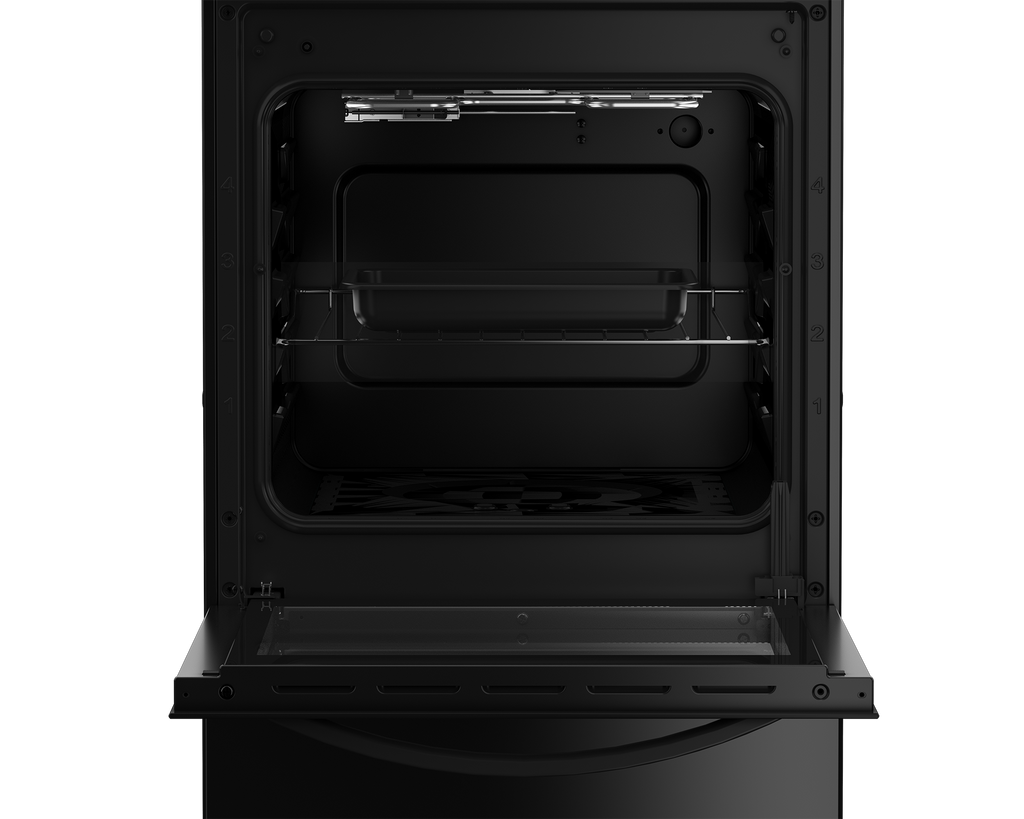 50cm 4 Plate Compact Electric Stove Black FC - The Gas Boys