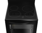60cm Vitroceramic Freestanding Stove ThermoFan+ Black RC - The Gas Boys