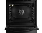 60cm Vitroceramic Freestanding Stove ThermoFan+ Black RC - The Gas Boys