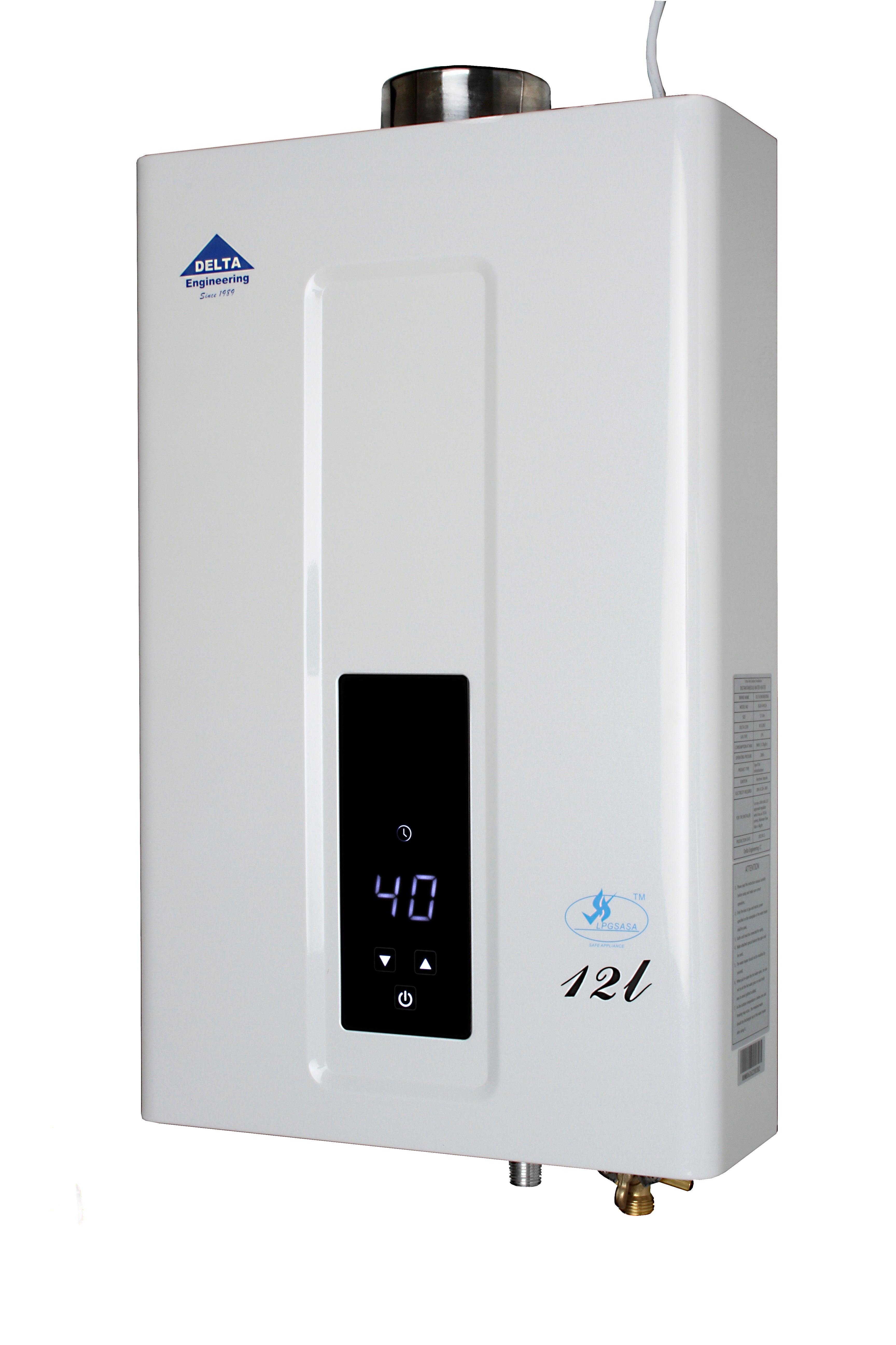 Delta 12 Litres Balanced Geyser Flue Unit - The Gas Boys