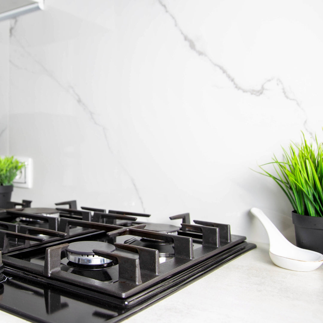 LUXE BL60 60 cm 4 Burner Gas On Glass Hob - The Gas Boys
