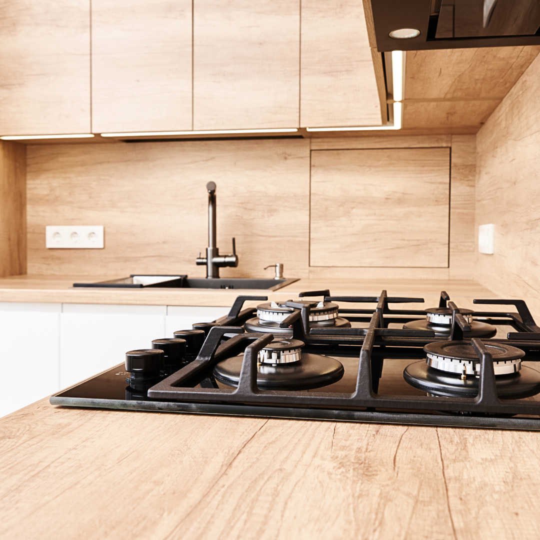LUXE BL60 60 cm 4 Burner Gas On Glass Hob - The Gas Boys