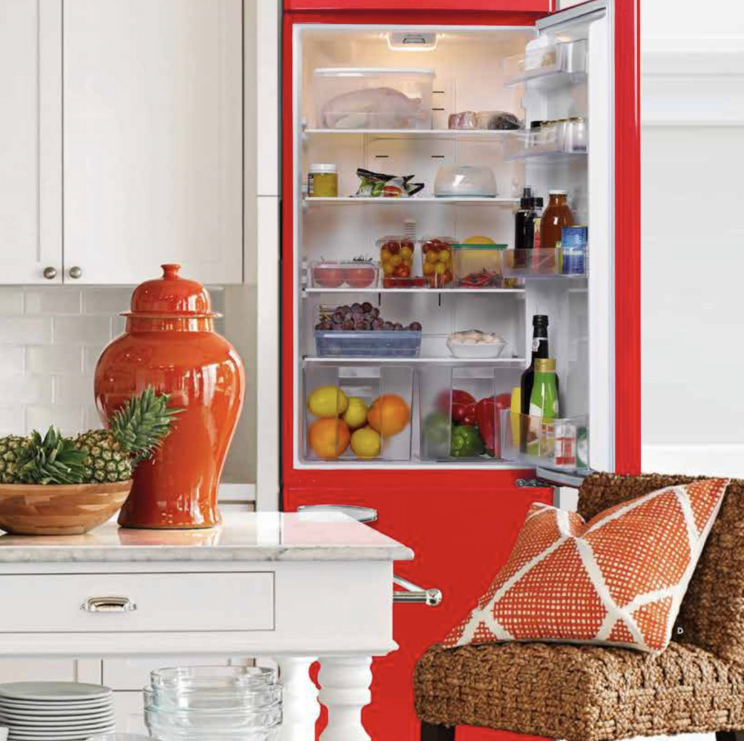 Meireles Retro Freestanding Fridge - The Gas Boys