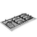 90cm Gemini Gas Hob with Wok Stainless Steel - The Gas Boys