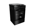 60cm Gas Electric Freestanding Stove Black FC - The Gas Boys