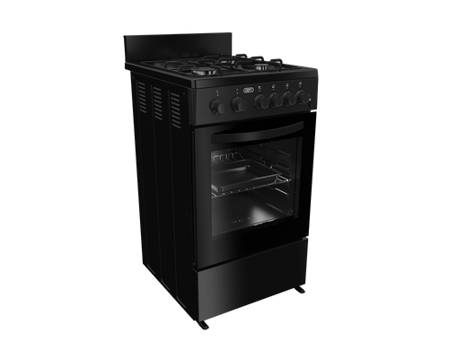 50cm Gas Electric Stove Black FC - The Gas Boys