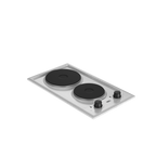 30cm Domino Solid Hob Black / Stainless steel - The Gas Boys