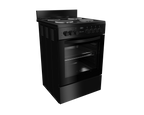 60cm Electric Freestanding Stove Black FC - The Gas Boys