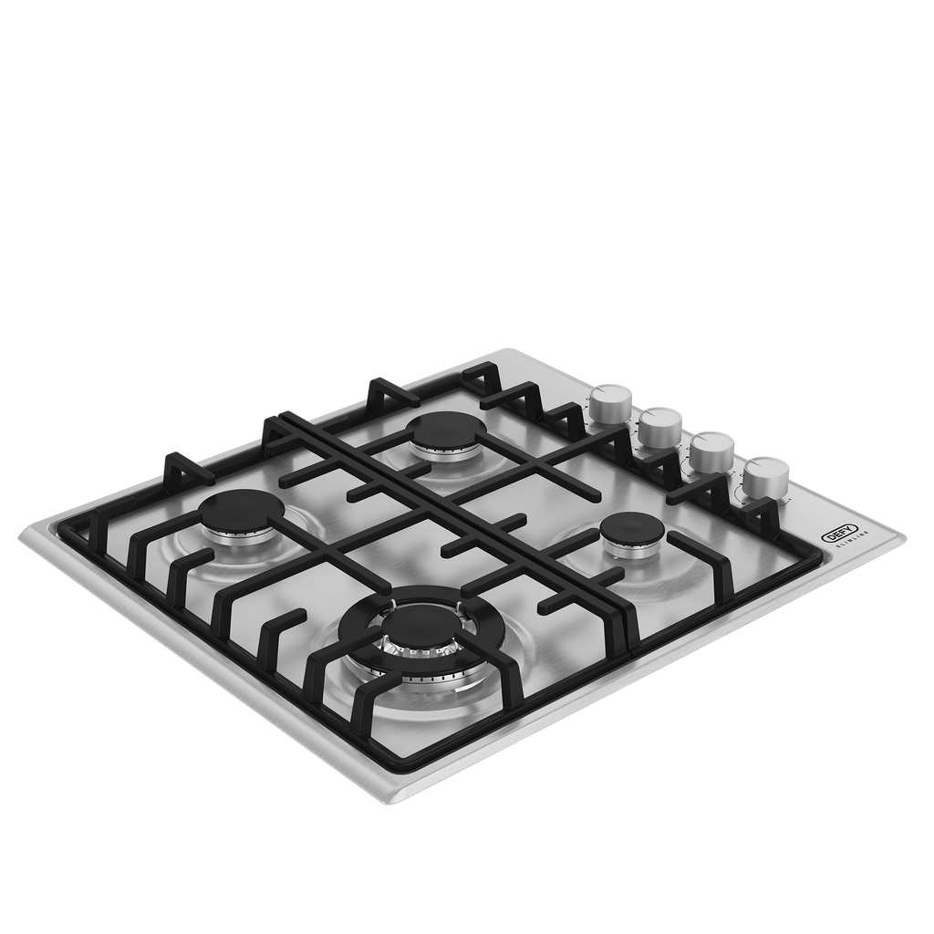 60cm Slimline Gas Hob with Wok Stainless Steel - The Gas Boys