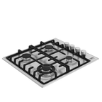 60cm Slimline Gas Hob with Wok Stainless Steel - The Gas Boys