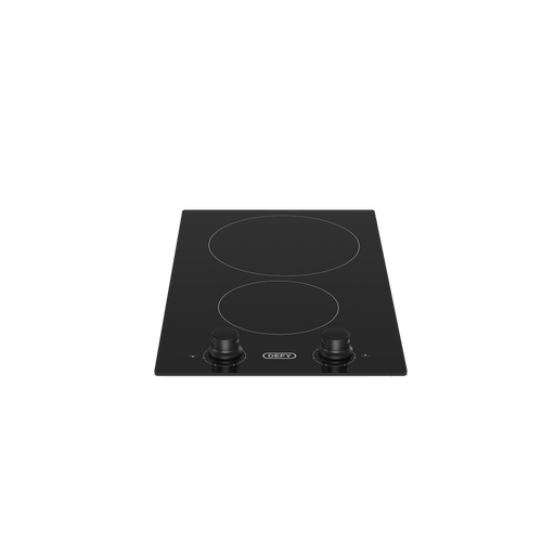 30cm Domino Vitroceramic Hob Black - The Gas Boys
