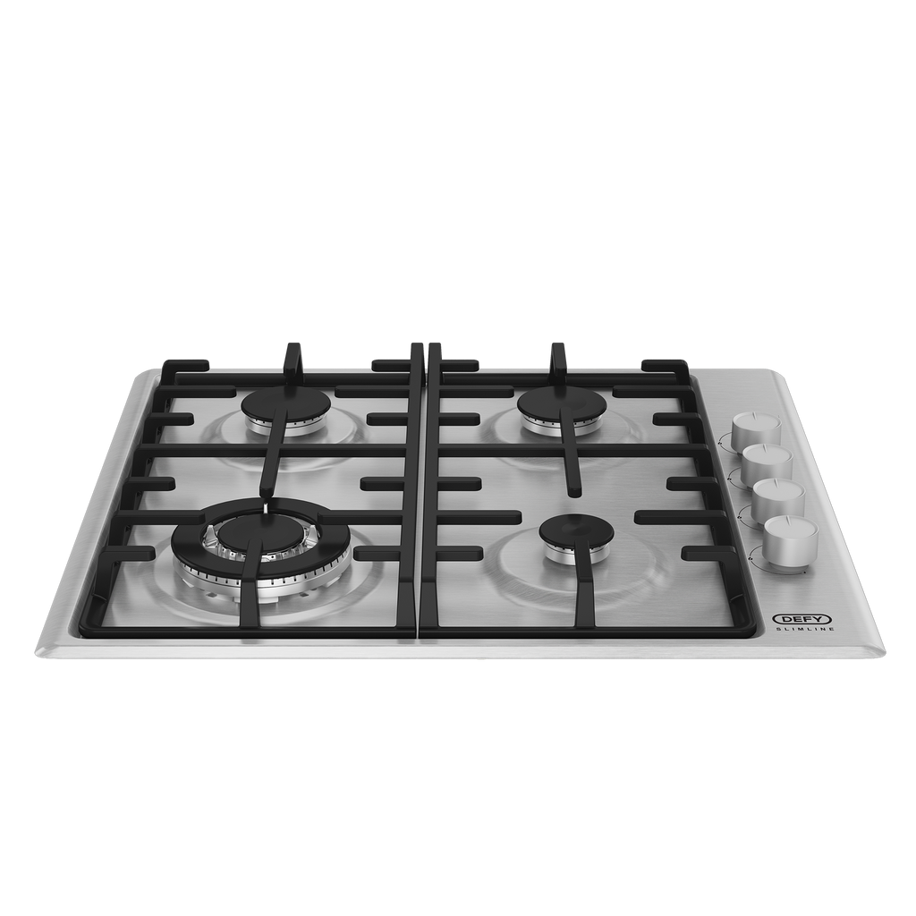 60cm Slimline Gas Hob with Wok Stainless Steel - The Gas Boys