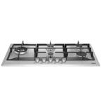 90cm Gemini Gas Hob with Wok Stainless Steel - The Gas Boys