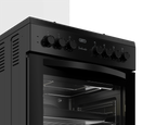 60cm Gas Electric Freestanding Stove Black FC - The Gas Boys