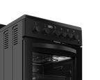 50cm Gas Electric Stove Black FC - The Gas Boys