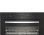 60cm Slimline Eye-Level Oven ThermoFan+ & AirFire Black - The Gas Boys