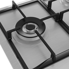 90cm Gemini Gas Hob with Wok Stainless Steel - The Gas Boys