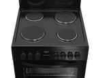 60cm Electric Freestanding Stove Black FC - The Gas Boys