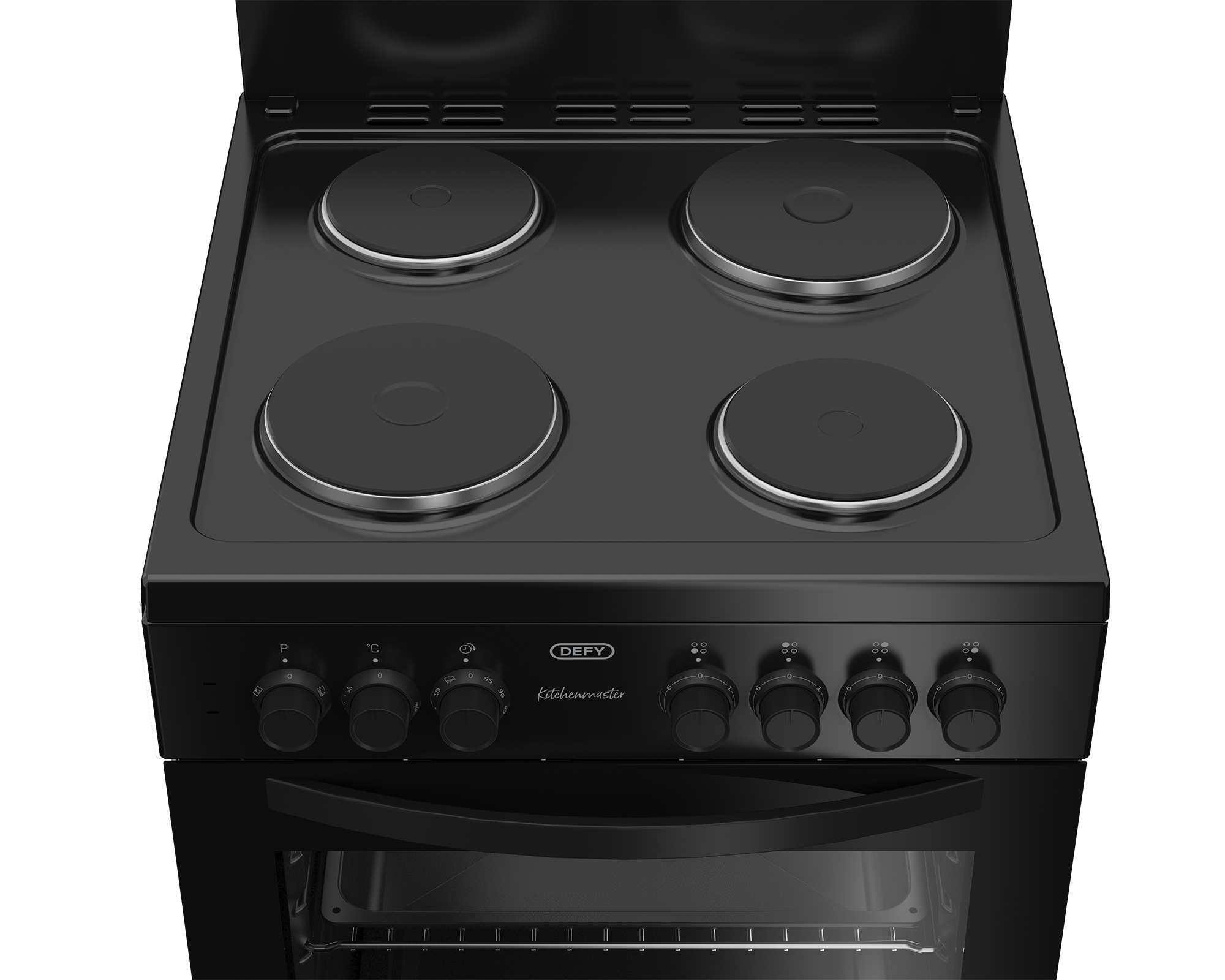 60cm Electric Freestanding Stove Black FC - The Gas Boys