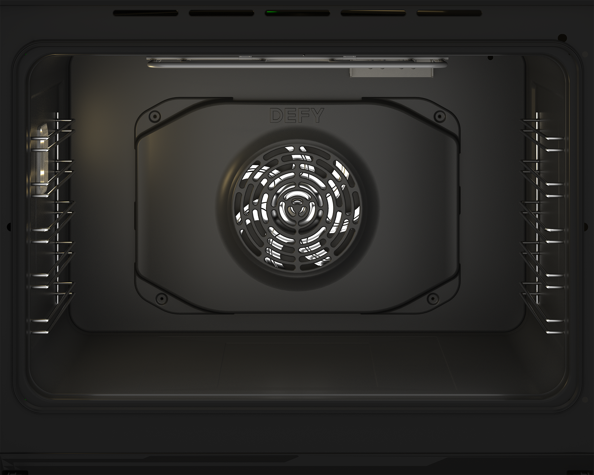 70cm Gemini Single Oven ThermoFan+ & AirFire Black - The Gas Boys
