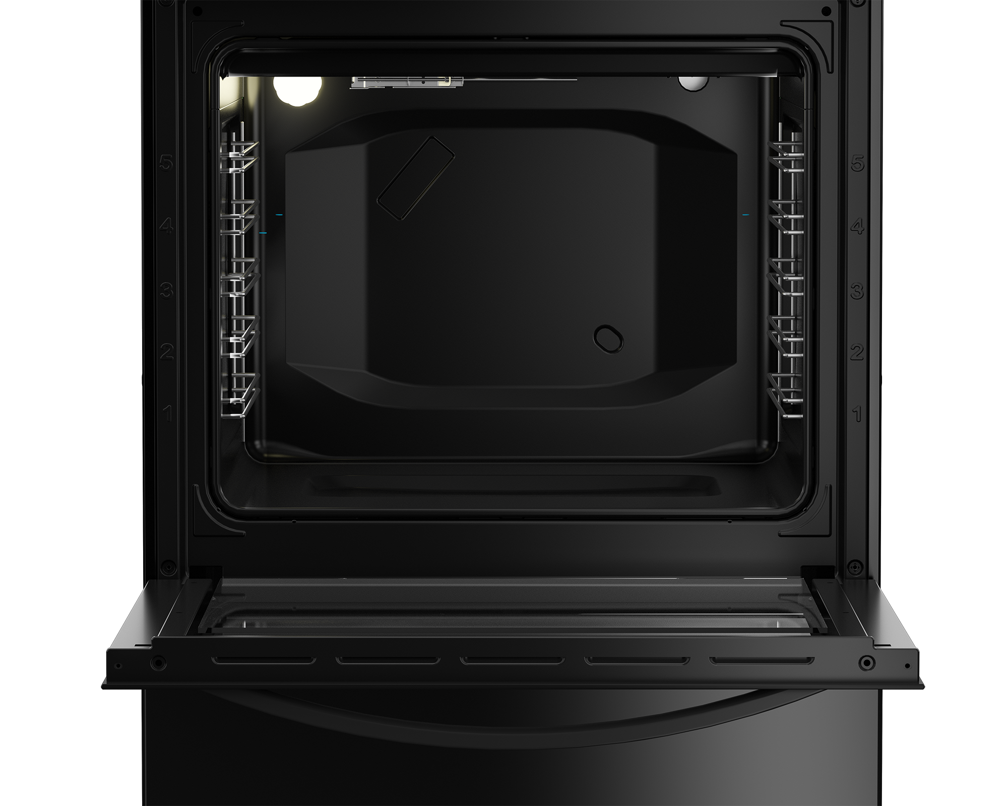60cm Gas Electric Freestanding Stove Black FC - The Gas Boys