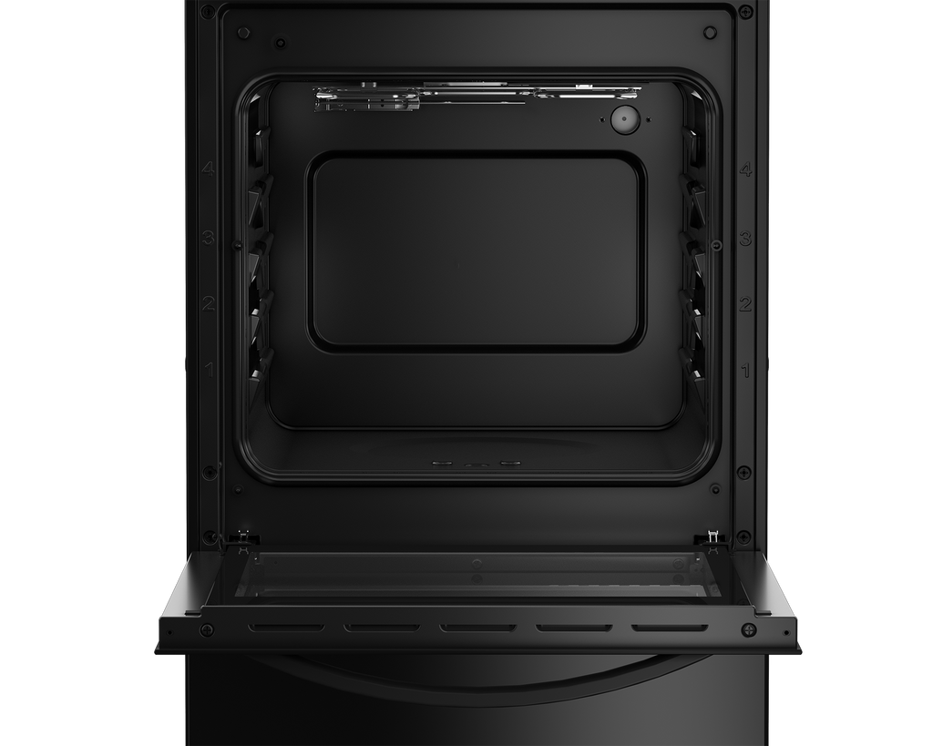 50cm Gas Electric Stove Black FC - The Gas Boys